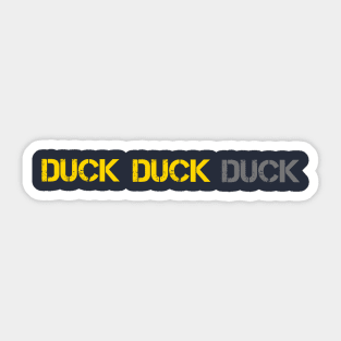 Duck Duck Gray Duck Sticker